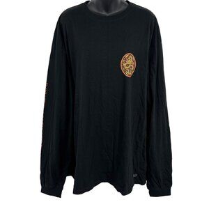 Crazy Shirts Extra Extra Large Golden Dragon Long Sleeve Tee Shirt XXL Black New